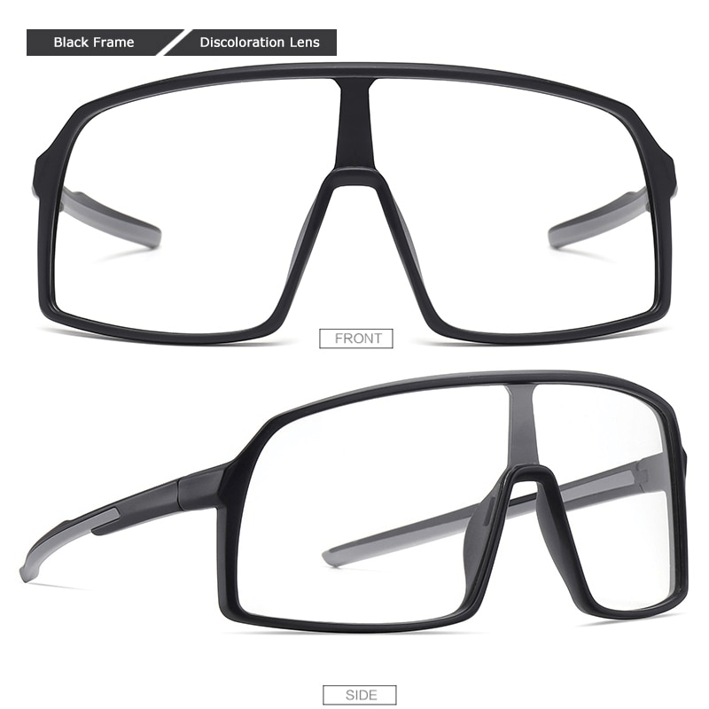 Unisex sports windproof goggles with black frame and TAC lenses, featuring UV400 protection and stylish design - SF0955.